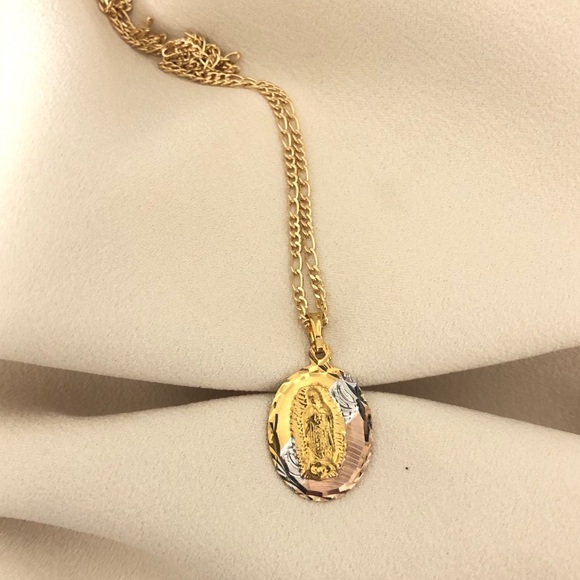 Jewelry | 14k Gold Filled Cadena De La Virgen Guadalupe | Poshmark